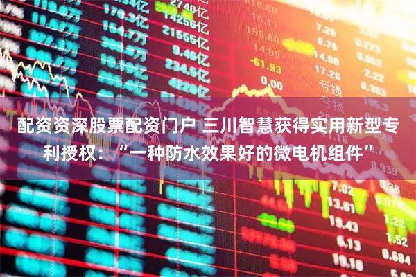 配资资深股票配资门户 三川智慧获得实用新型专利授权：“一种防水效果好的微电机组件”